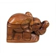 D-Art Collection Elephant Mini Statue SET 2 pcs Handmade Figurine