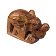 D-Art Collection Elephant Mini Statue SET 2 pcs Handmade Figurine