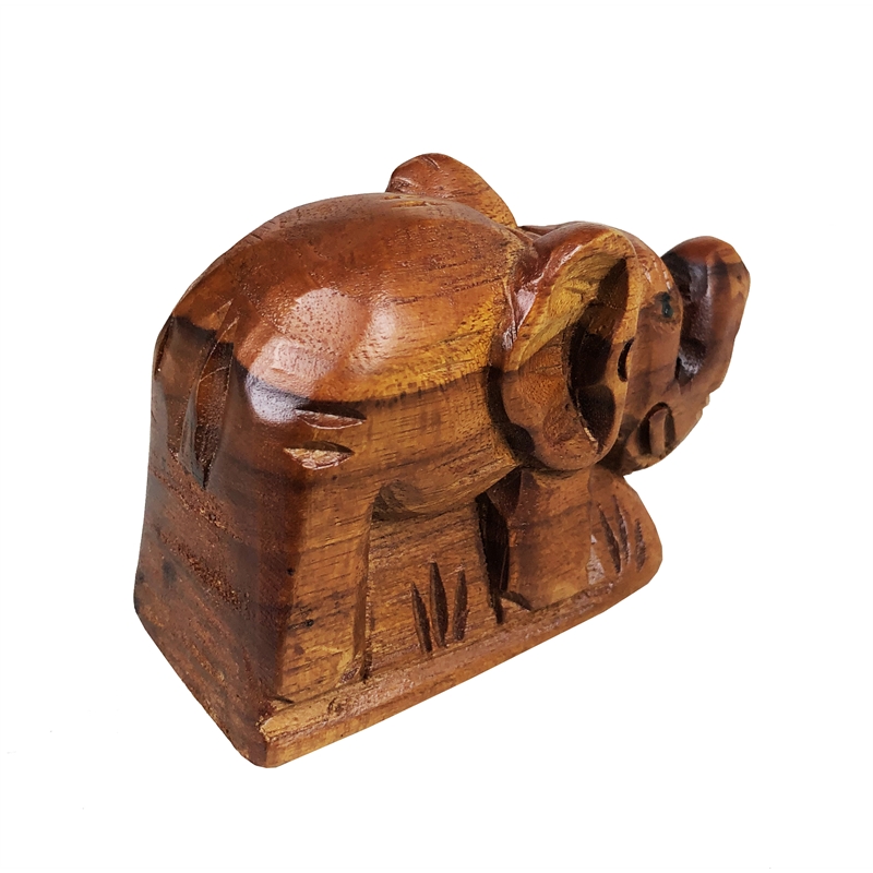 D-Art Collection Elephant Mini Statue SET 2 pcs Handmade Figurine
