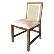 Mahogany Elegancy Side Chair in dark brown finish Set of 2 pcs