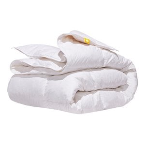 Canadian Down & Feather Company King Feather & Down/Cotton Duvet in White