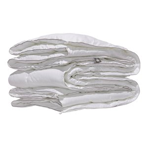 Canadian Down & Feather Company Twin Gel Microfiber/Cotton Duvet in White
