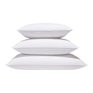 Canadian Down & Feather Company Queen Firm Down Perfect/Cotton Pillow in White