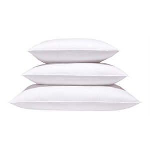 Canadian Down & Feather Company Queen Hutterite Down/Cotton Pillow in White