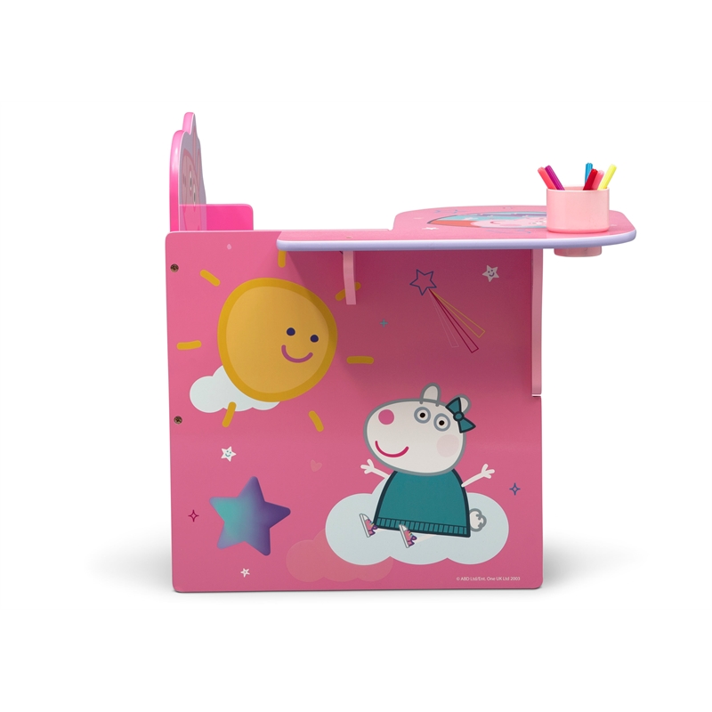 Peppa Pig Kids Desk with Cup Holder