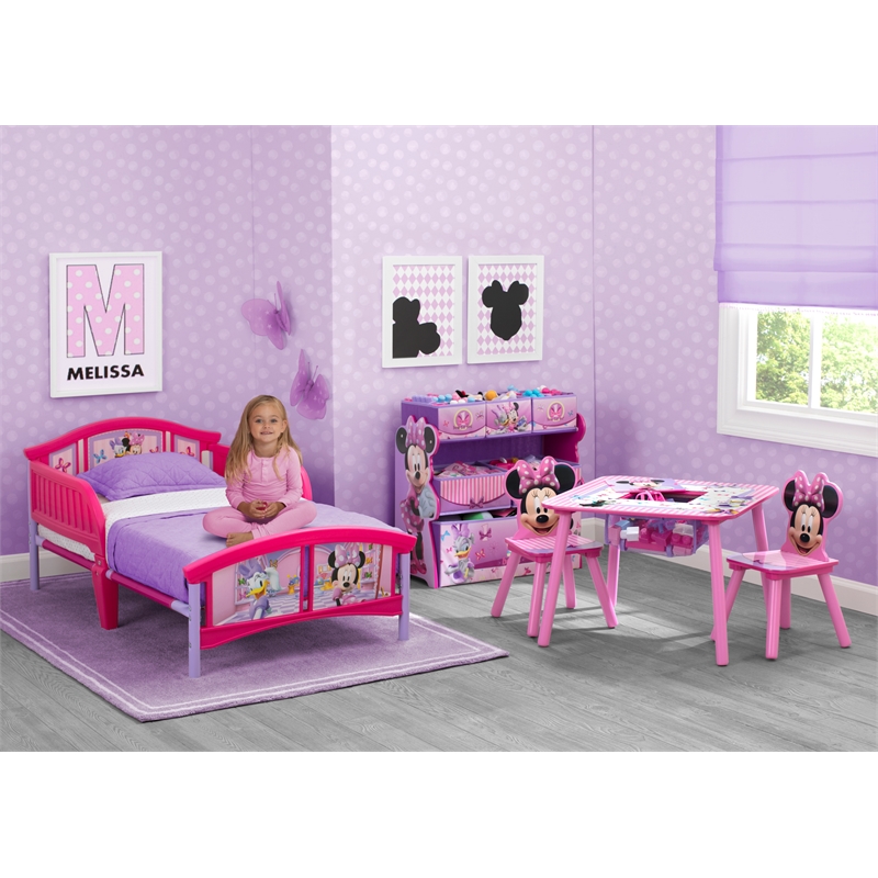 Minnie mouse table and online chair set with storage