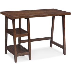 roundhill furniture redina contemporary wood writing desk with storage