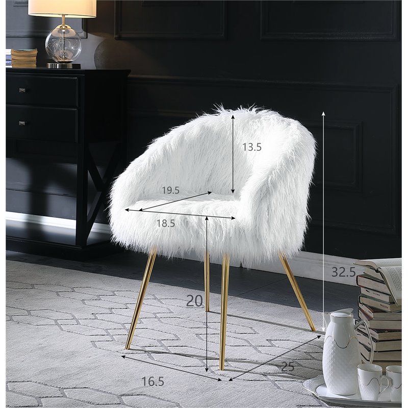 White rose gold online chair