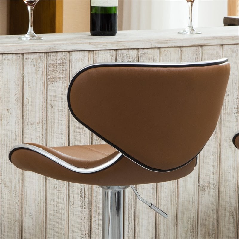 Roundhill swivel store bar stool