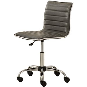 roundhill furniture fremo faux leather adjustable air lift office chair