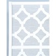 Roundhill Furniture Quarterfoil infused Diamond 4-Panel Room Divider in White
