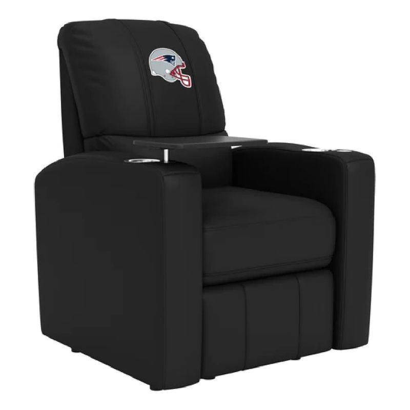 DreamSeat Stealth Recliner with New England Patriots Helmet Logo - Black - XZ520823901CDSMHTUSBBLK-PSNFL21002