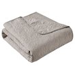 Madison Park Traditional Fabric Oversized Quilted Throw in Brown