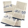 Madison Park 6-Piece Coastal Cotton Jacquard Towel Set w/ Embroidery in Beige