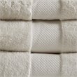Madison Park Signature 6-Piece Transitional Cotton Bath Towel Set in Natural