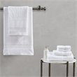 Madison Park Signature Luce 6-Piece Egyptian Cotton Towel Set in White