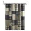 Woolrich Winter Hills Cotton Printed Lined Shower Curtain in Multi-Color