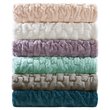 Madison Park Modern 100 Percent Polyester Fabric Solid Long Fur Throw in Pink