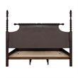 Madison Park Signature Beckett Traditional Wood King Bed in Deep Brown