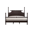 Madison Park Signature Beckett Traditional Wood King Bed in Deep Brown