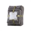 510 Design 12-Piece Contemporary Cotton Bath Towel Set in Gray