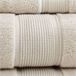 Madison Park Signature 8-Piece Modern Cotton Towel Set in Beige