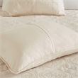 510 Design Oakley 3-Piece Polyester Microfiber Bedspread Set in Cream