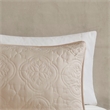 510 Design Oakley 3-Piece Polyester Microfiber Bedspread Set in Brown