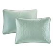 510 Design Oakley 3-Piece Polyester Microfiber Bedspread Set in Green