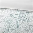 Harbor House Maya Bay 4-Piece Coastal Cotton Comforter Bedding Set in White