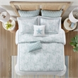 Harbor House Maya Bay 4-Piece Coastal Cotton Comforter Bedding Set in White