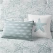 Harbor House Maya Bay 4-Piece Coastal Cotton Comforter Bedding Set in White