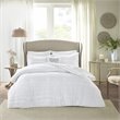 Madison Park Celeste 5-Piece Polyester Microfiber Comforter Set in White