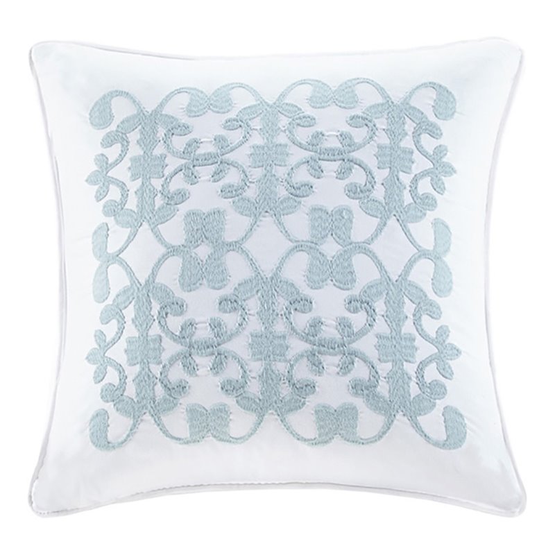 Madison Park Celeste 5-Piece Polyester Microfiber Comforter Set in White