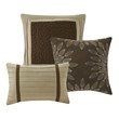Madison Park Palmer 7-Piece Polyester Faux Suede Comforter Set in Natural