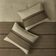 Madison Park Palmer 7-Piece Polyester Faux Suede Comforter Set in Natural