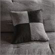 Madison Park Boone 7-Piece Polyester Microsuede Comforter Set in Gray