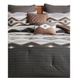 Woolrich 8-Piece Polyester Printed Oversized Bitter Creek Comforter Set in Brown