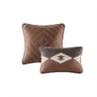 Woolrich 8-Piece Polyester Printed Oversized Bitter Creek Comforter Set in Brown