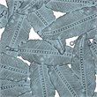 Madison Park 3-Piece Transitional Metal Wall Decor Set with Hook Rings in Blue