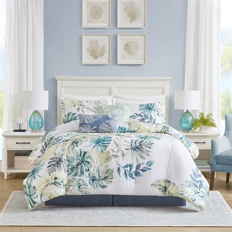 Harbor House Lorelai 6-Piece Cotton Sateen Printed Comforter Set in Multi-Color