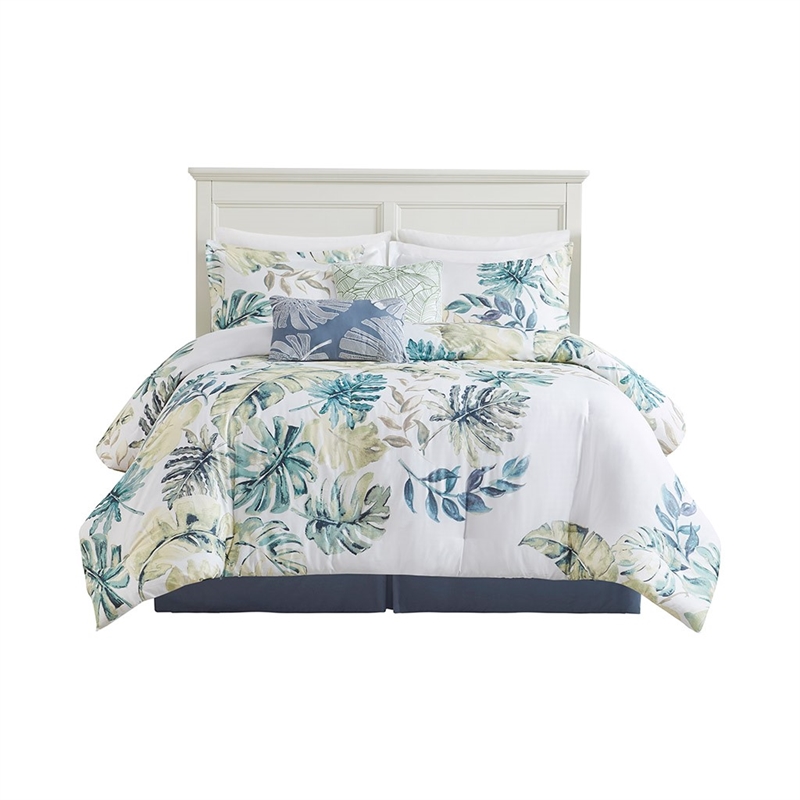 Harbor House Lorelai 6-Piece Cotton Sateen Printed Comforter Set in Multi-Color
