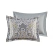 Harbor House Hallie 6-Piece Cotton Sateen Printed Comforter Set in Gray