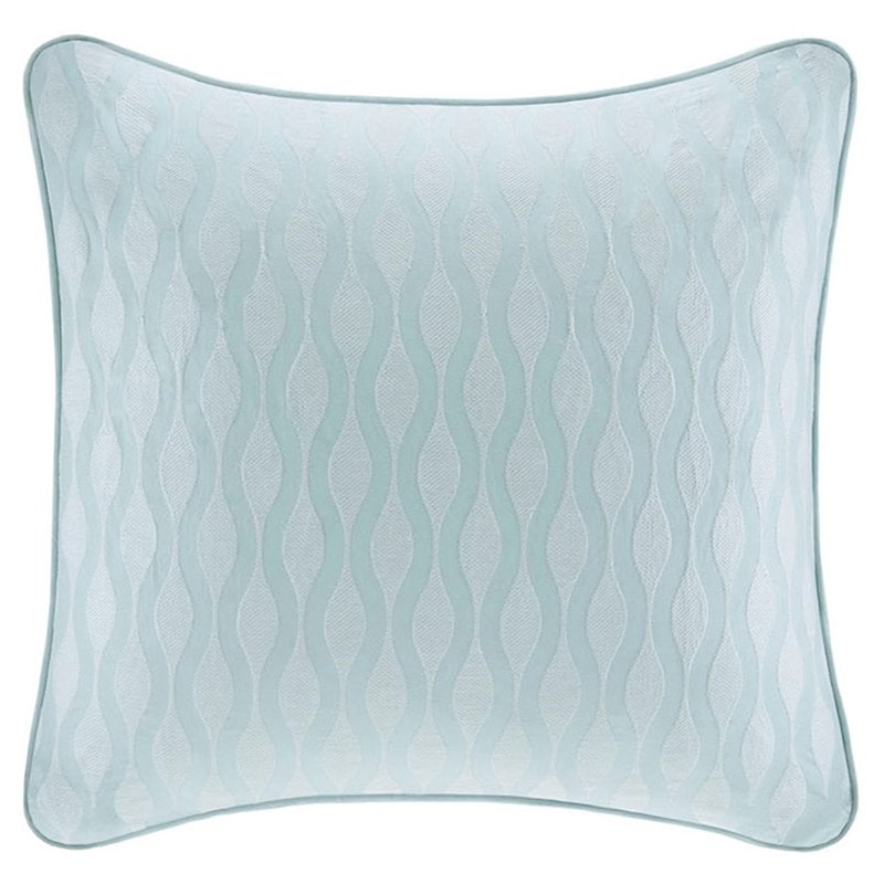Harbor House Coastal Cotton Euro Sham with Embroidery in Blue