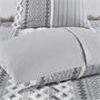 INK+IVY Imani 3-Piece Cotton Comforter Mini Set with Chenille in Gray