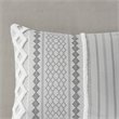 INK+IVY Imani 3-Piece Cotton Comforter Mini Set with Chenille in Gray