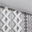 INK+IVY Imani 3-Piece Cotton Comforter Mini Set with Chenille in Gray