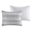 INK+IVY Rhea 3-Piece Mid-Century Cotton Comforter Mini Set in Gray