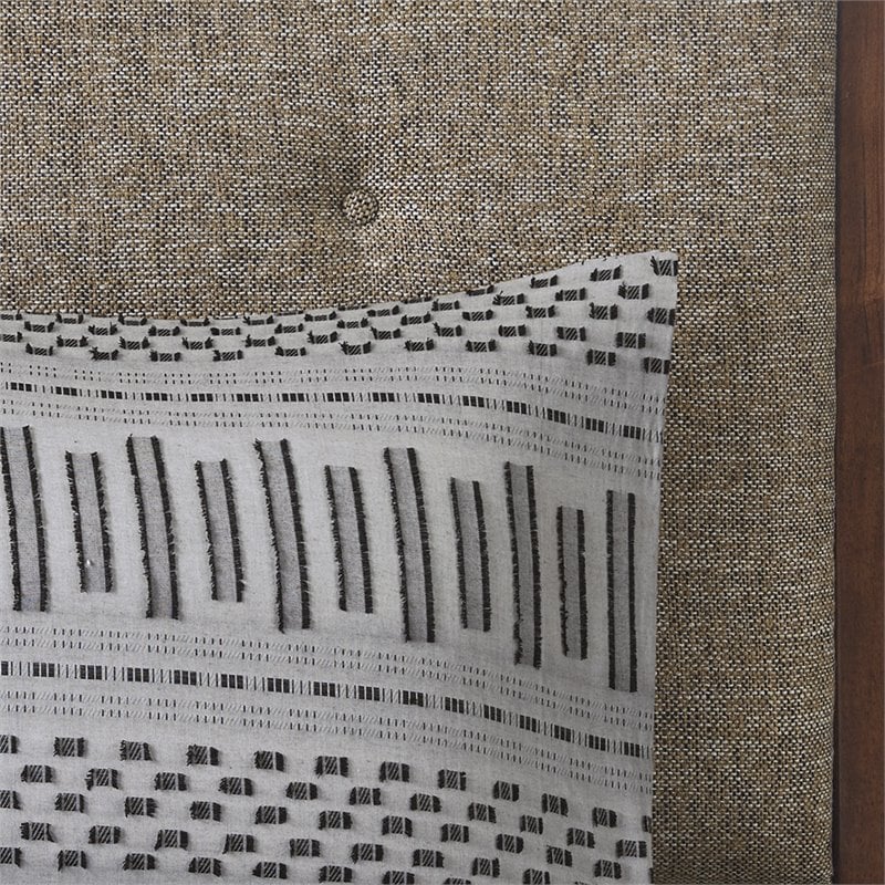 INK+IVY Rhea 3-Piece Mid-Century Cotton Comforter Mini Set in Gray