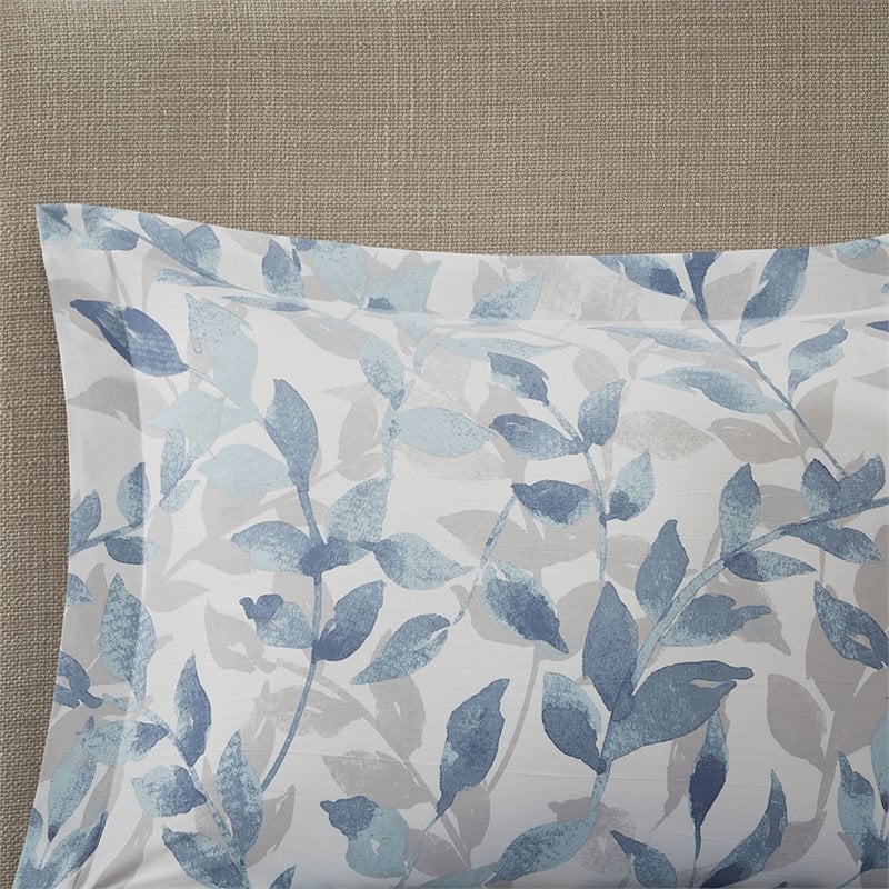 Madison Park Essentials Sofia 6-Piece Polyester Comforter Set in Blue